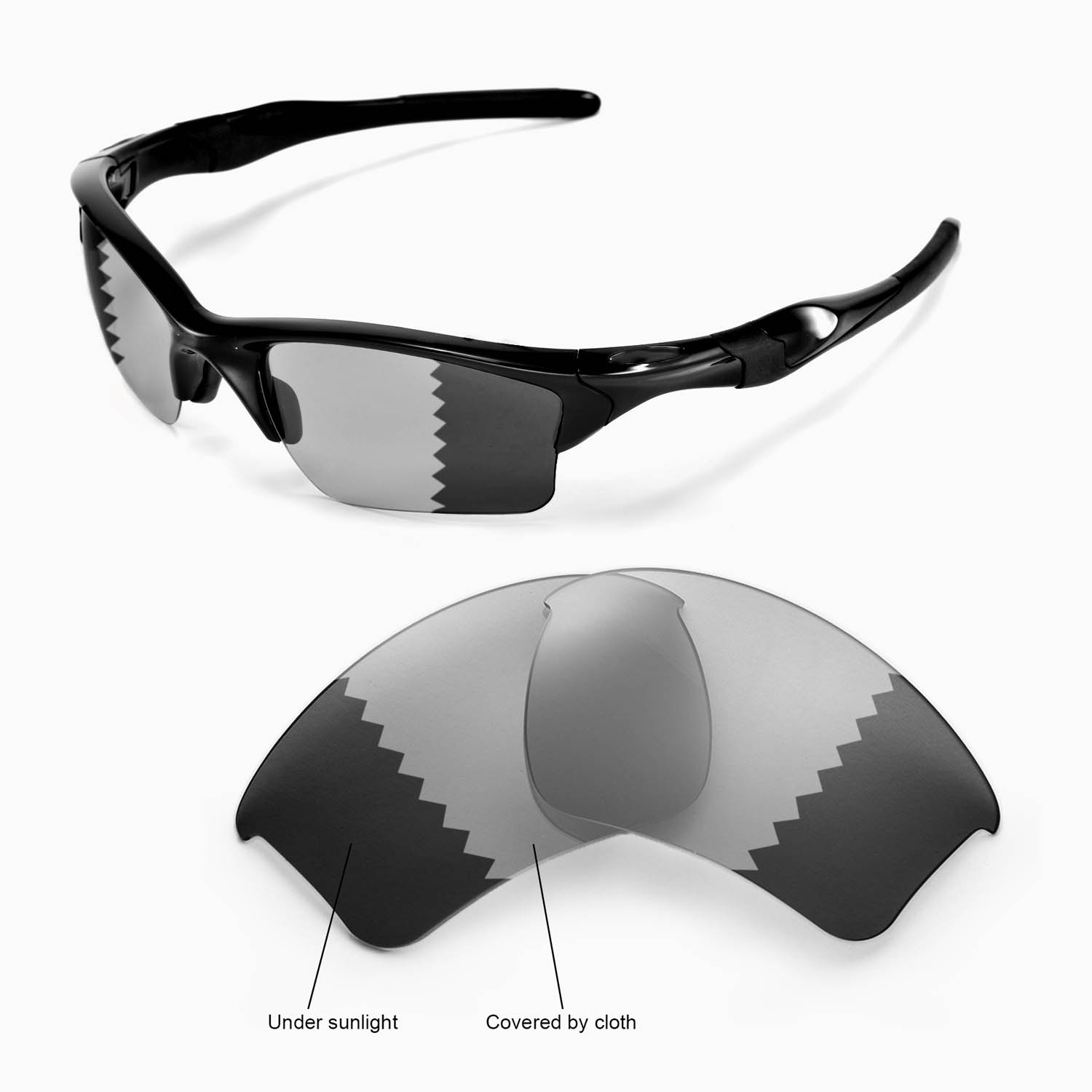 Oakley half jacket transition lenses online